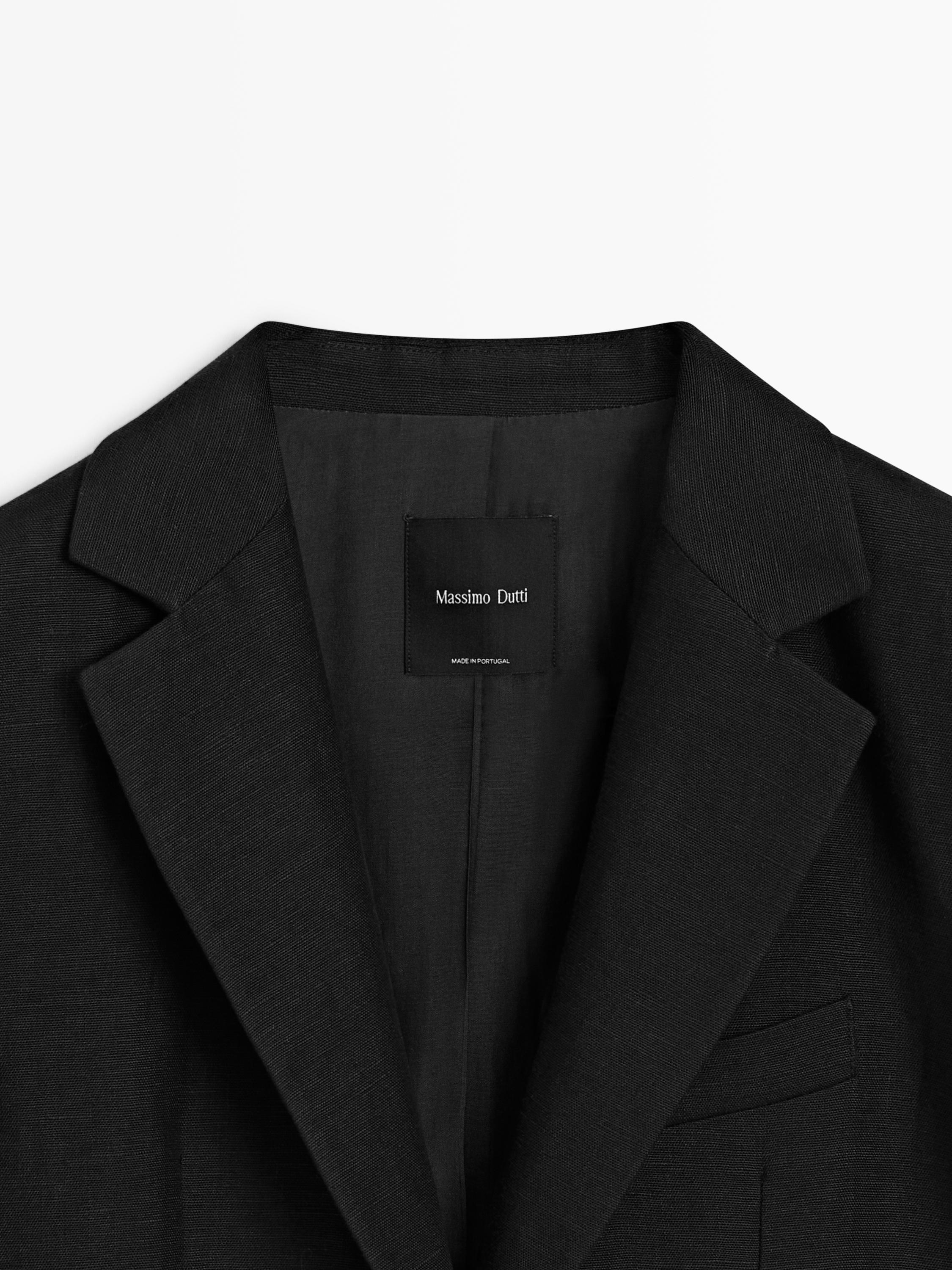 Blazer poches 100% lin